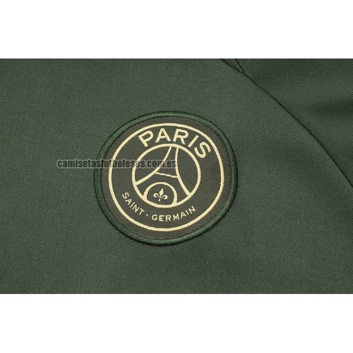 Chandal de Sudadera del Paris Saint-Germain Jordan Nino 2023 2024 Verde